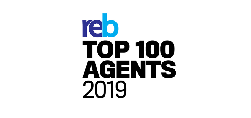 REB Top 100 Agents 2019 Ranking