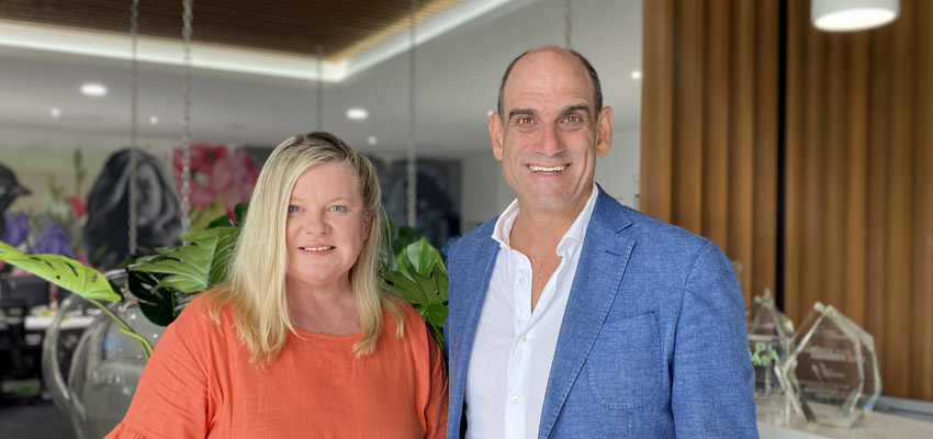 Carmel Kellett and Andrew Coronis