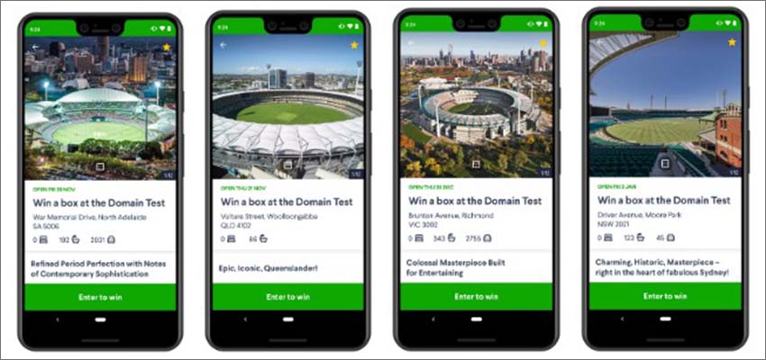 Major cricket stadiums listed on Domain