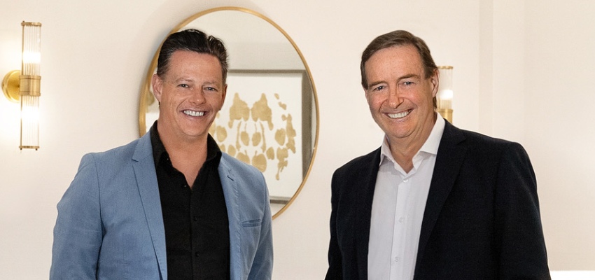 Simon Doak and Michael Minogue