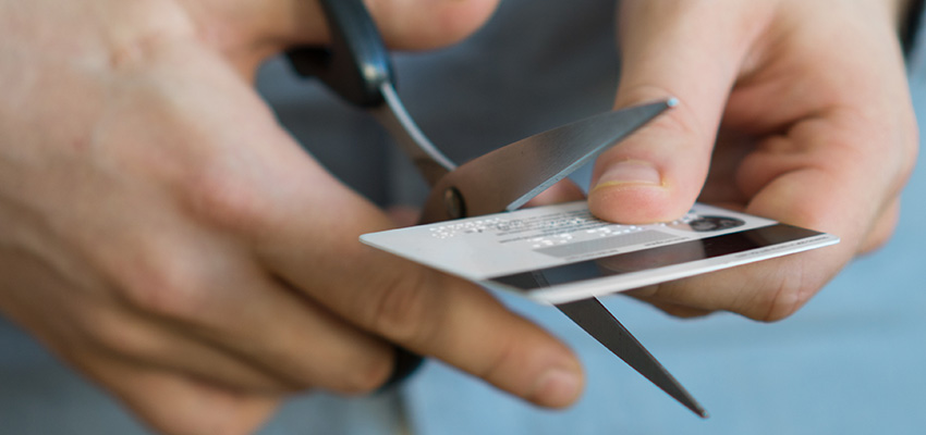 cutting credit card reb