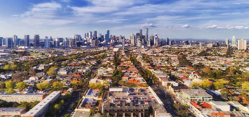 melbourne skyline suburbs reb