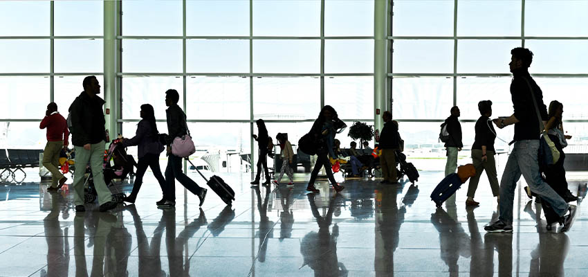 People at the airport