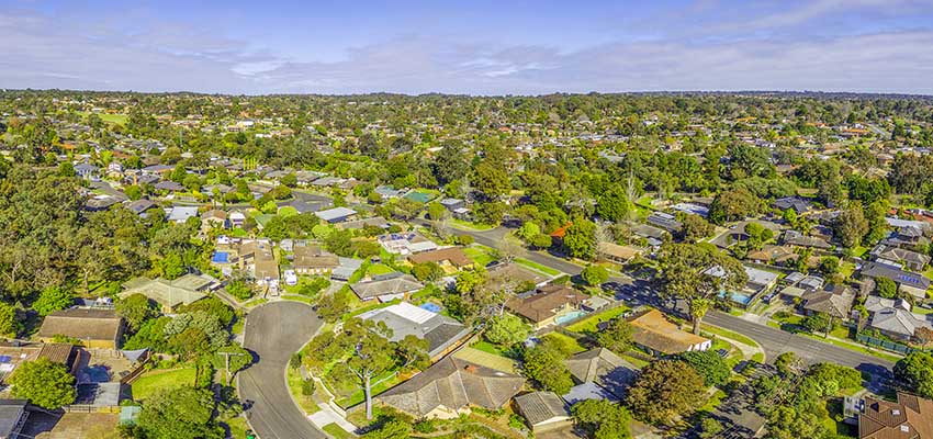 suburbs aerial Melbourne reb