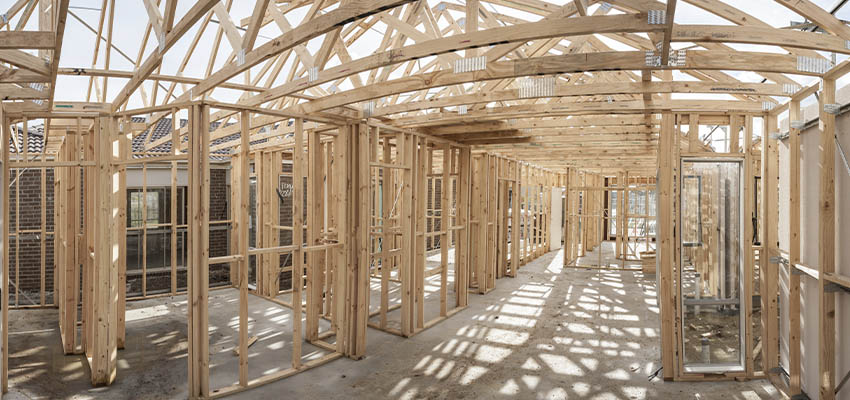 Construction of house